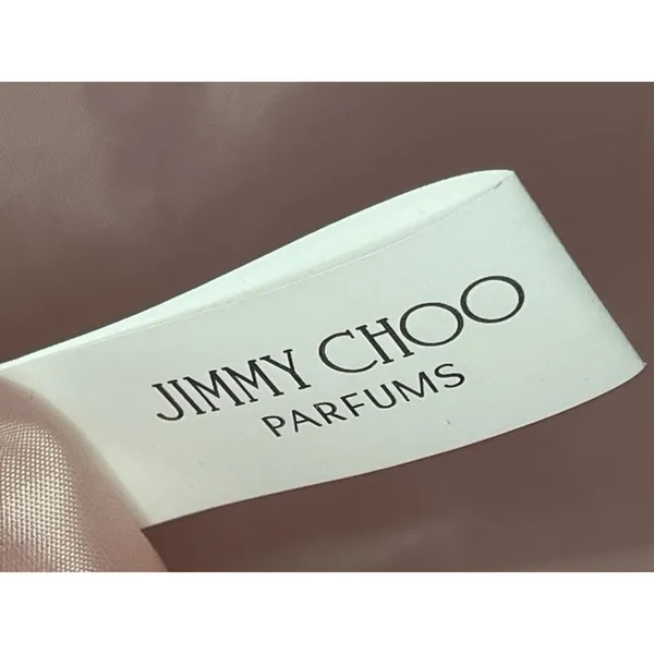 Jimmy Choo Parfums Tote Bag Pink Rose Gold Glitter Side Panels Shoulder Bag - Image 9