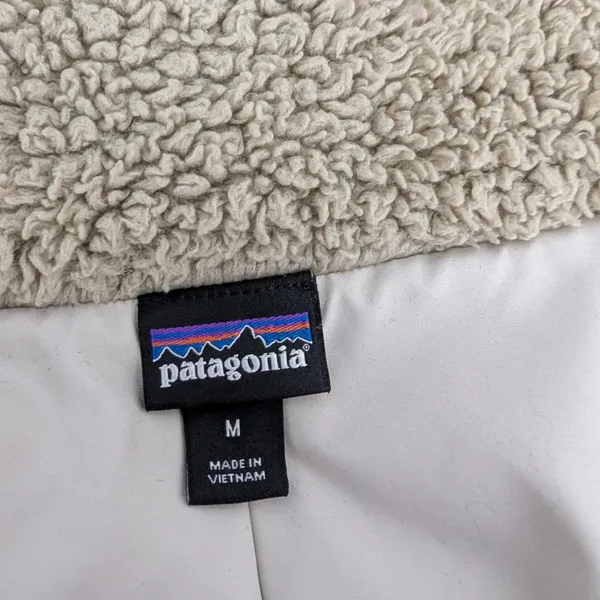 Patagonia Los Gatos Fleece Sherpa Vest Women's Small - Image 2