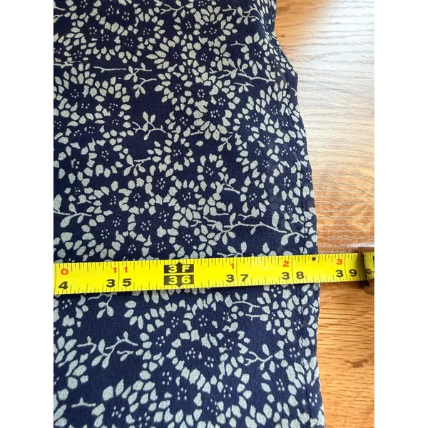 Ulla Johnson Samira Dress Silk Floral Drop Waist Mini Dress Bleu Blue Size 10 - Image 8