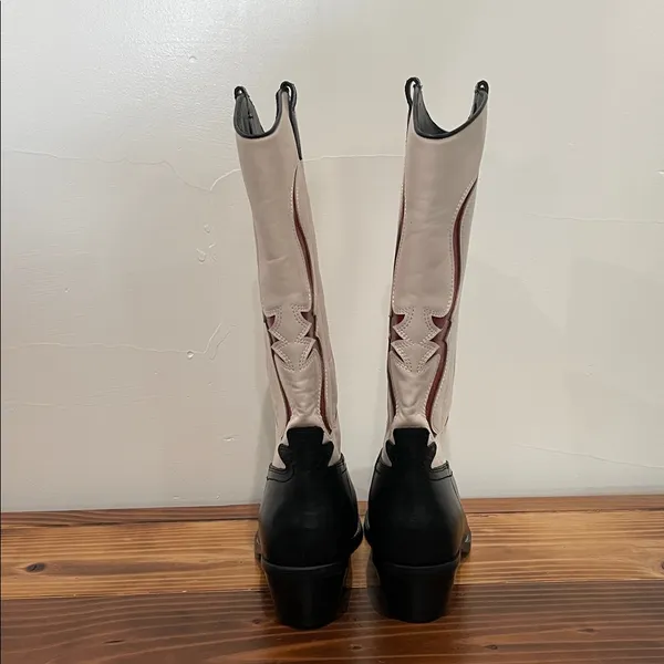 Nine West Cwyft Western Boots Faux Leather Size 9M NEW! - Image 9