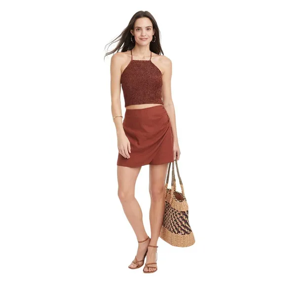 NWT A New Day Womens Apron Tank Top 89948001 Brown XL - Image 3