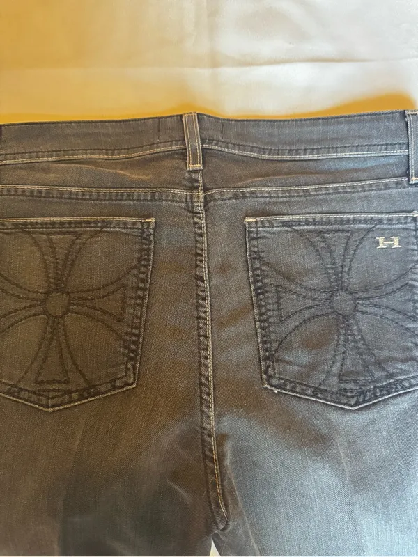 Habitual Ladies Charcoal Slim Straight Jeans - Image 4