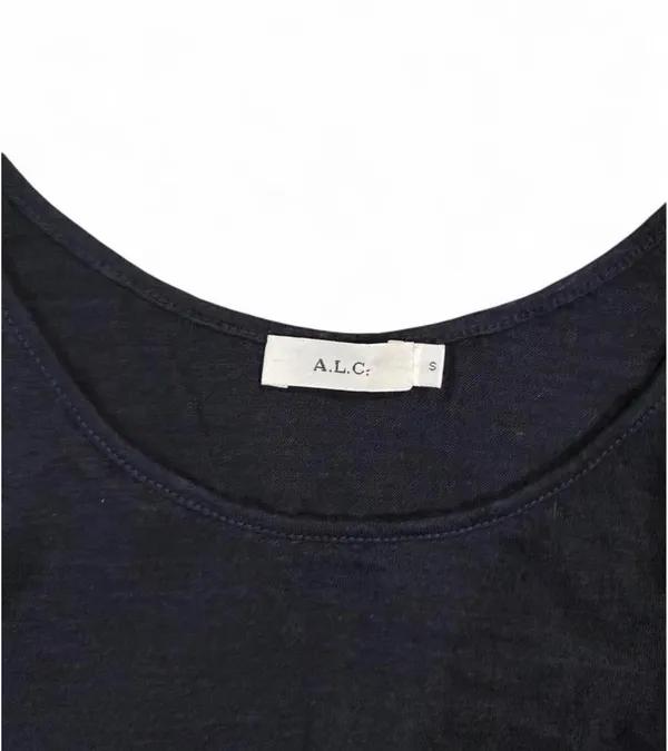 A.L.C. Ruffle Linen Knit Tank Top Small - Image 5