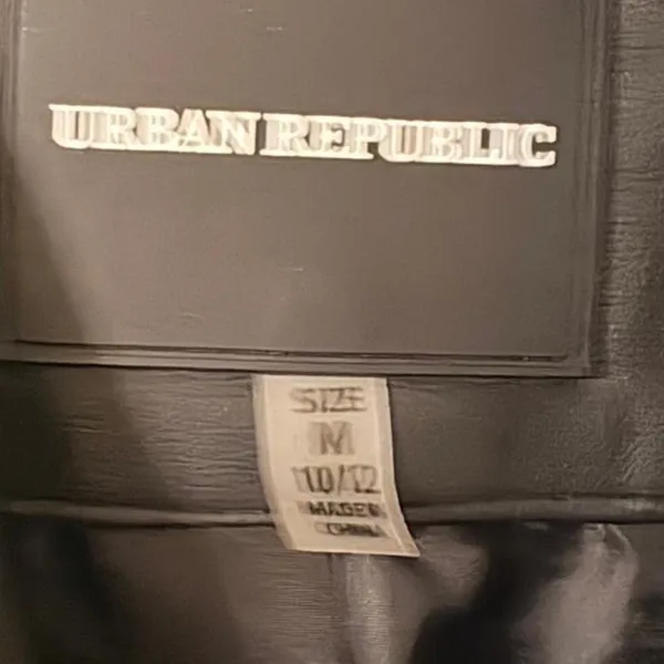 Urban Republic Women’s Jacket Black Faux Leather - Image 2