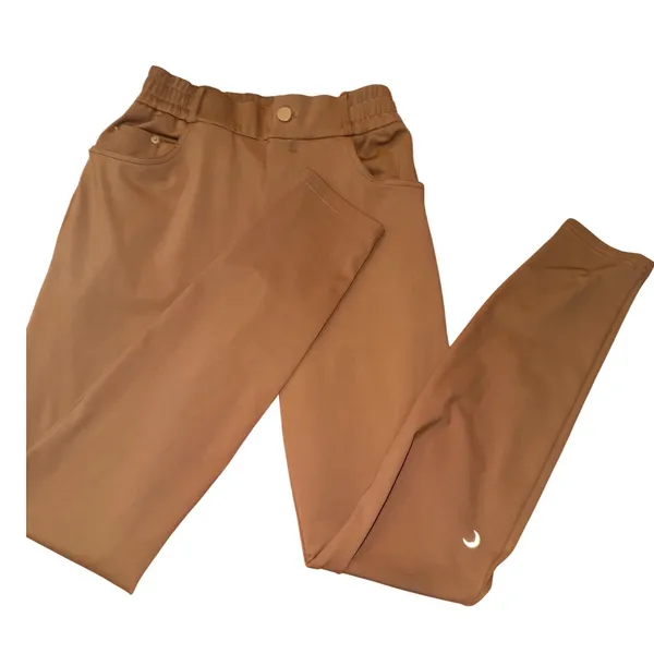 ZYIA Active Brown Athleisure Jogger Pants Size‎ XS Elastic Waist - Image 3