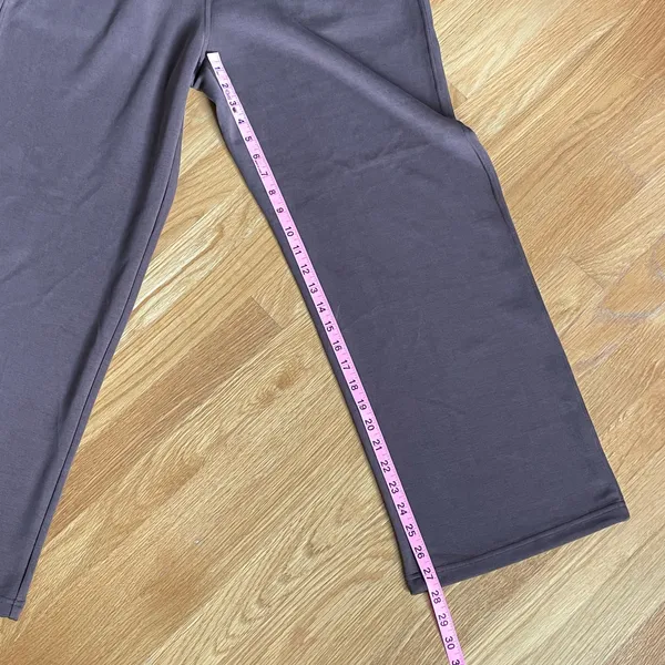 Colorfulkoala Velvra Modal Lounge Pants XL Brown Plum Wide Leg Drawstring NWT - Image 7