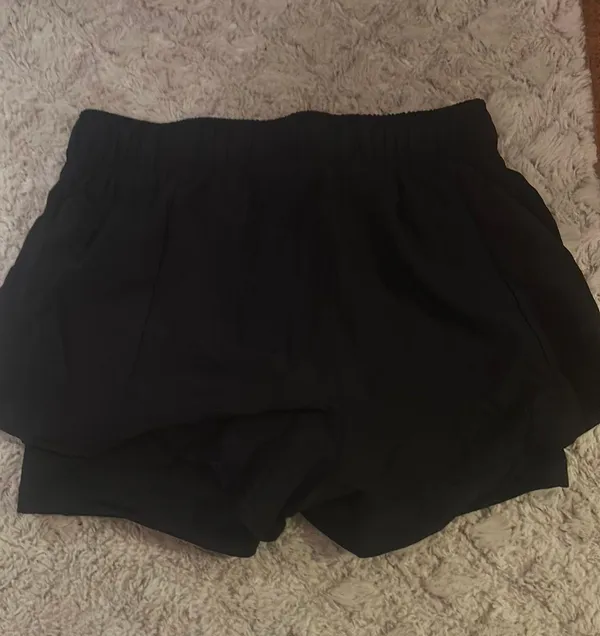 Black Athletic Shorts Size XS - Image 2