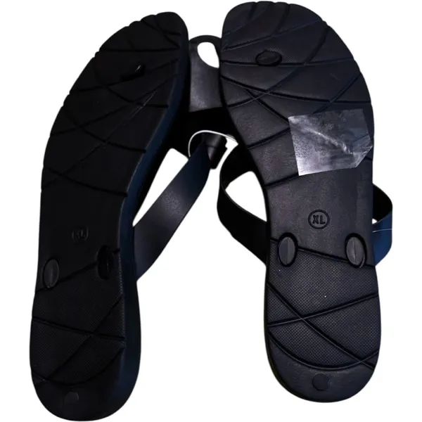 Studio S Black Women's Low Heel Flat Bow Details Sandals XL - Image 3