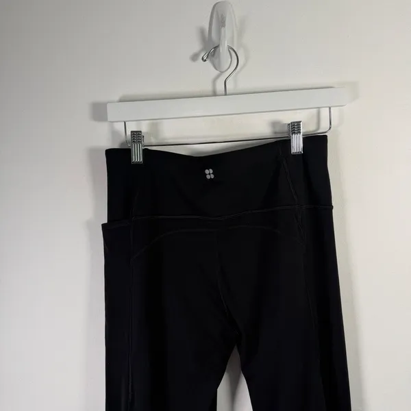 Sweaty Betty Super Soft Flare Yoga Trousers Black Yoga Athleisure Womens‎ 10 - Image 6