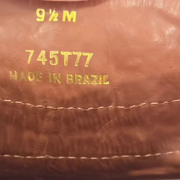 Larry Stuart Brown Woven Leather Huarache Mule Slides 9.5 M Handcrafted Brazil - Image 9