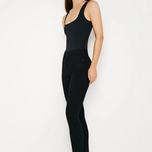 NWT GOOD AMERICAN - Black Good Legs Skinny Jeans - $129 - Size 4/27 waist - Image 2