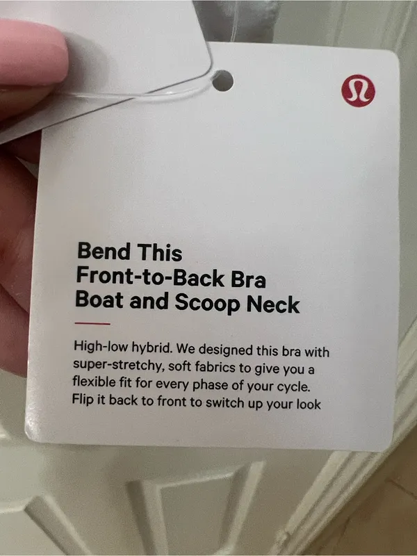 Bend this Front to Back Bra Boat and Scoop Neck. S/M - Image 8