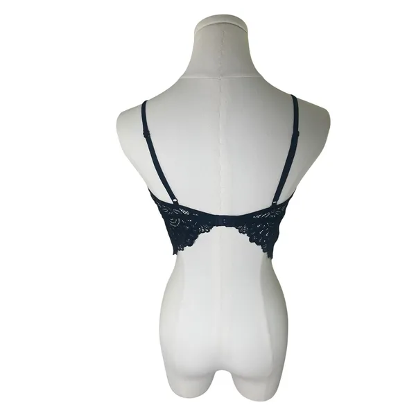 Forever 21 Black Lace Bralette Top XL Extra‎ Large Adjustable Straps - Image 3