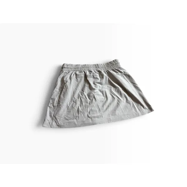 Athleta Skirt 8 Tan Activewear Hiking Utility Gorpcore Drawstring Zip Front - Image 2