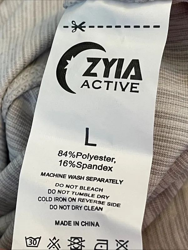 ZYIA Gray Yoga Shawl - Image 7