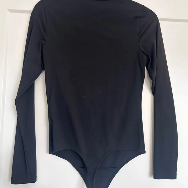 Abercrombie Black Long Sleeve Bodysuit - Image 2