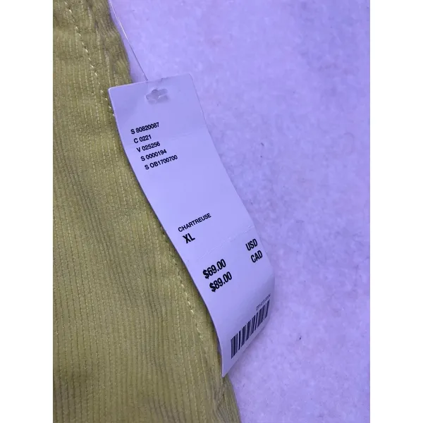 Urban Outfitters Corduroy Pants Women XL Yellow High Rise‎ Devil Skate - Image 5