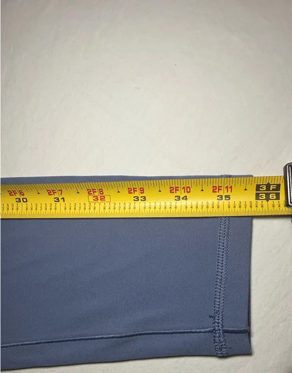 Aerie Offline Real Me Crossover Monaco Blue Hi-Rise Leggings M Long EUC - Image 7