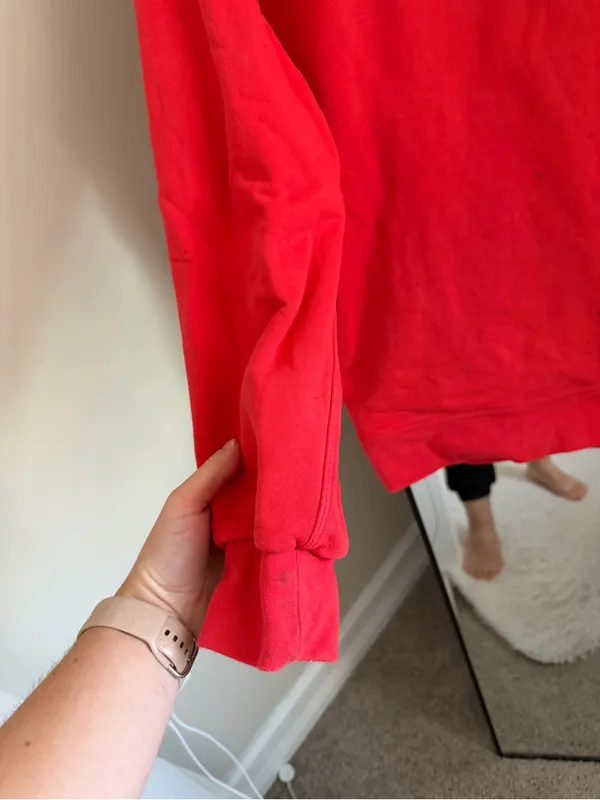 Lululemon Bright Red Crewneck Sweatshirt - Image 3