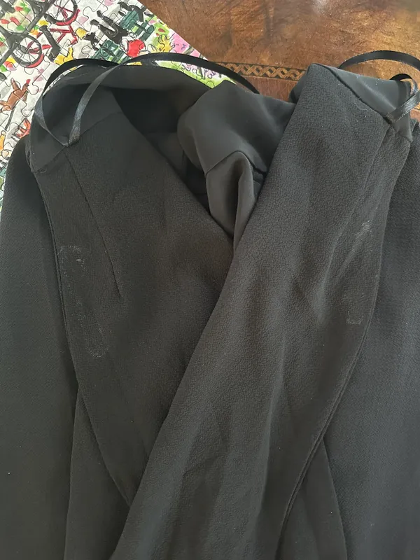Revolve  Grace Cross Front Black Dress - Image 6