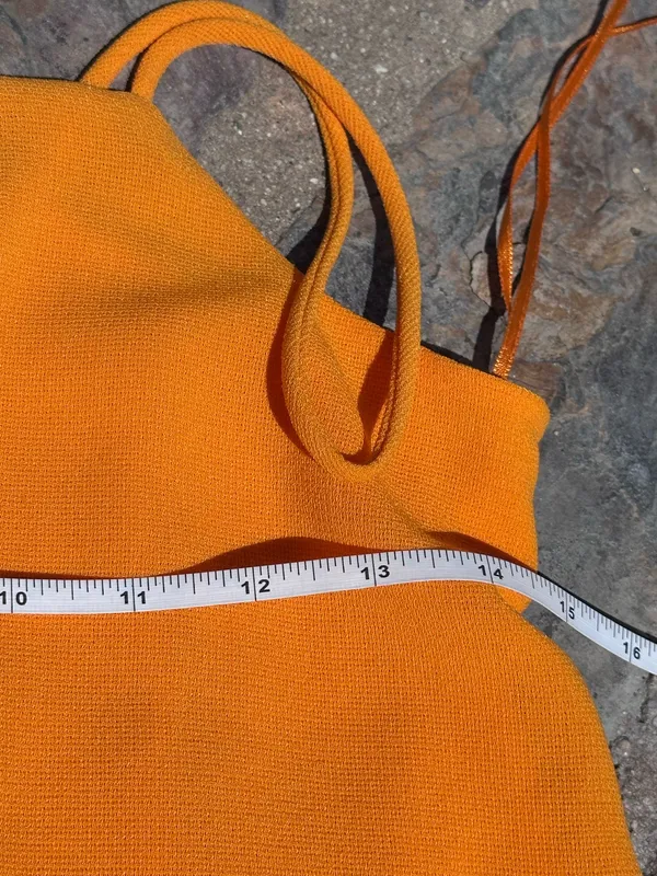 ✨bright orange Zara mini sun dress - Image 6