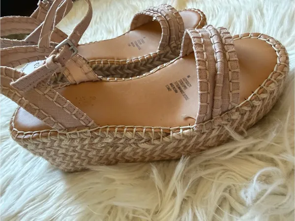 Splendid woven wedge sandals - Image 4