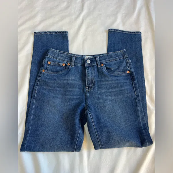 Levi's Blue Girfriend Jeans Size‎ 16 - Image 7