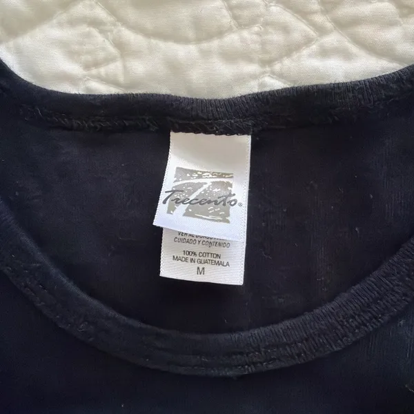 Y2K Baby Tee Black Size M - Image 2