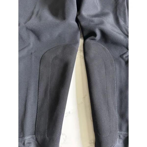 Irideon NWT Women's Riding Tech Fleece Breeches Size 34 Black Equestrian Pants - Image 7