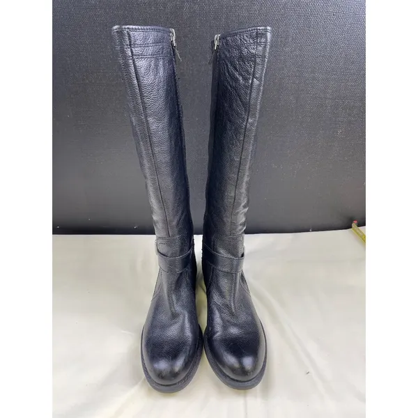 Franco Sarto Women's Black Leather Riding Boots/Shoes Size 6.5 SKU 5263 - Image 5