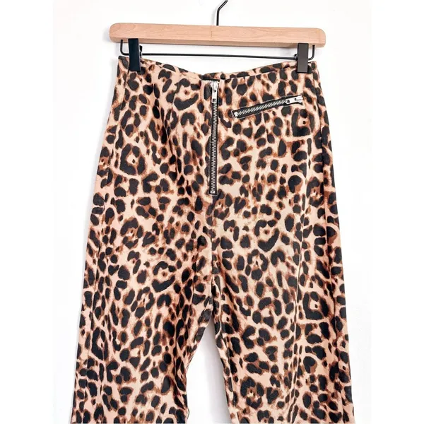Reformation High Rise Leopard Print Skinny Jeans Size 4 - Image 2