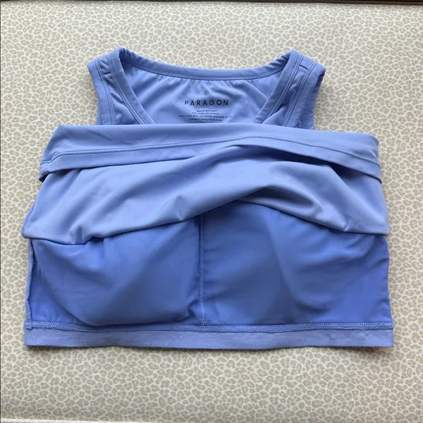 NWOT PARAGON RECSTRETCH Athletic Bra Crop Top in periwinkle size 2XL - Image 7