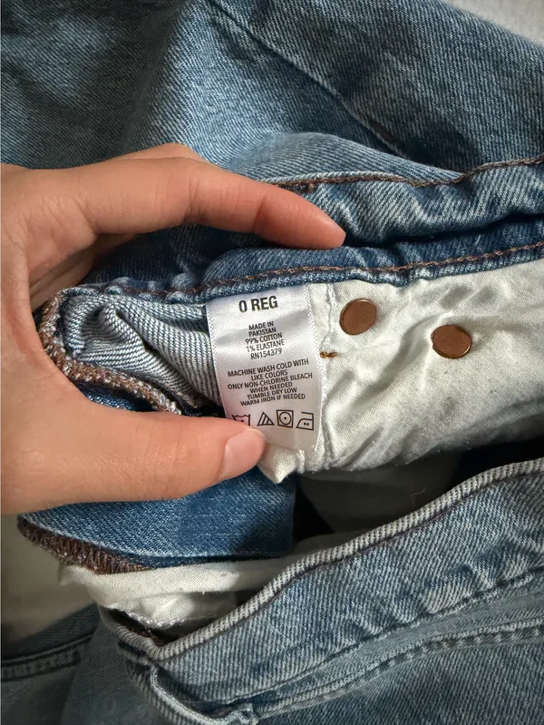 Aeropostale 90s Baggy Jeans Medium Size 0/Reg - Image 3
