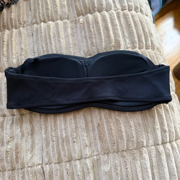 Aerie Undiz black bandeau bikini top - Image 3