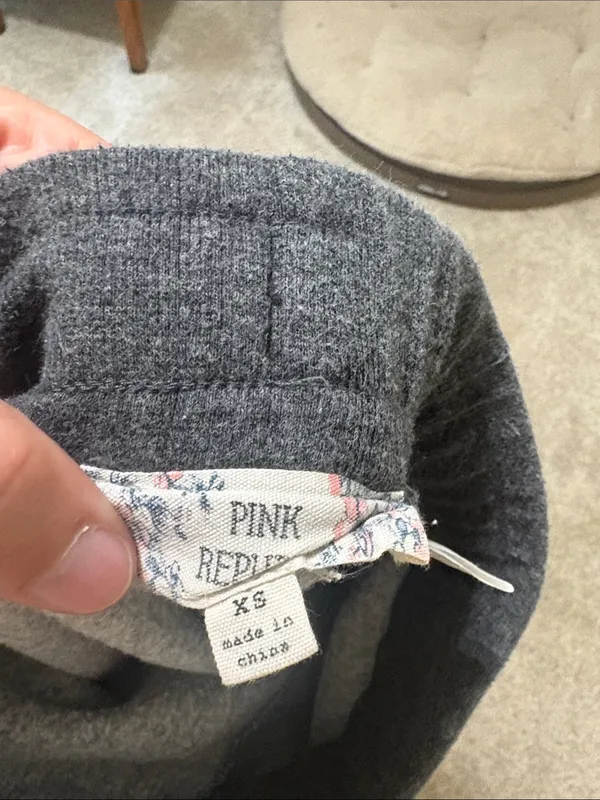 Nordstrom Pink Republic Size XS Dark Grey High-Rise Jogger Sweatpants - Image 3