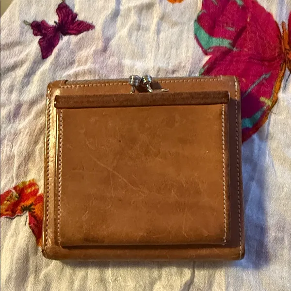 Dooney & Bourke Tan Brown Signature Compact Wallet - Image 2