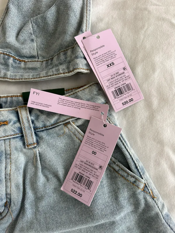 Target Denim Two Piece Set - Image 2