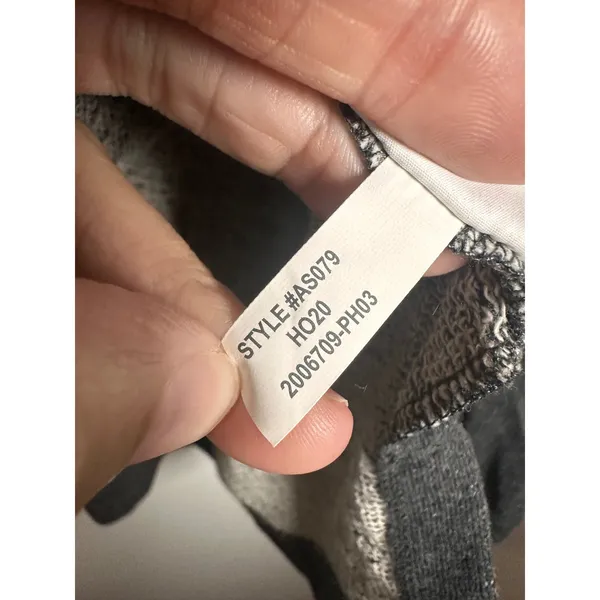 J.Crew Vintage Cotton Terry Turtleneck Sweatshirt Charcoal Gray‎ AS079 L - Image 5