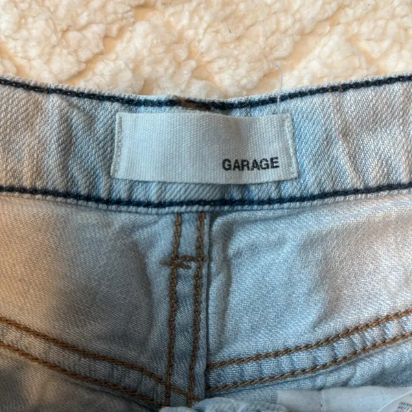 Garage Distressed Jean Shorts Size 0 - Image 4