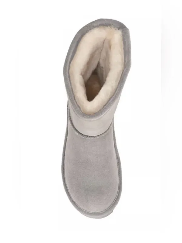BearPaw Women's Gray Suede Mid-Calf Boots Size 10 - Image 4