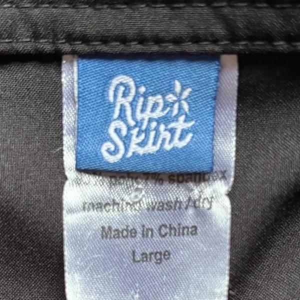 RipSkirt Athletic Hawaii‎ Wrap Skirt Women Large Black Beachy Mini Skirt Large - Image 2