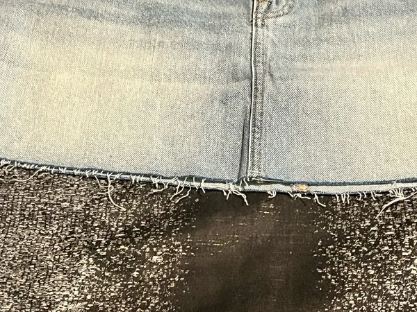 Womens sz8 NWT American Eagle High-Waisted Denim Mini Skirt Light Wash Raw Hem - Image 5