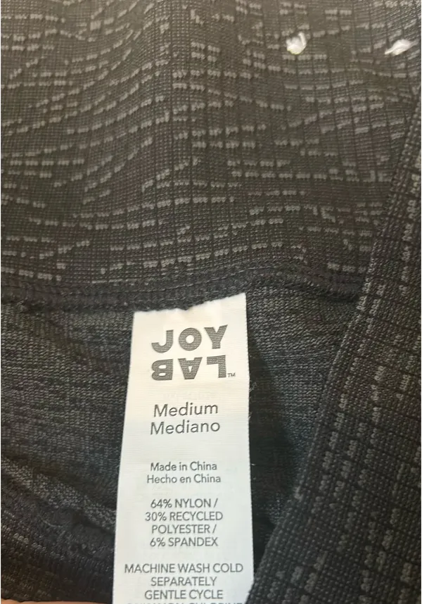 JoyLab Leggings Flare Textured Gray M - Image 2