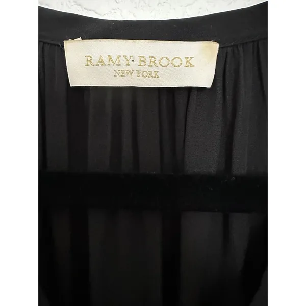 Alexandra Mini Dress by Ramy Brook lace-up elasticized waist Size S lightweight - Image 6