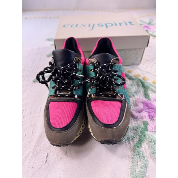 Steve Madden Women's Multi Color Block‎ Chunky Platform Fashion Sneakers 7 M - Image 8