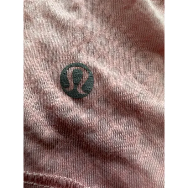 Lululemon Shirt Womens 2 Coral Pink Digni Tee Long Sleeve Lightweight #HHH9-1 - Image 3