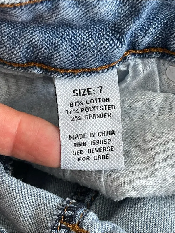 Fire & Rain High Ruse Wide Leg Jeans Women’s Size 7 Blue Denim Stretch - Image 8