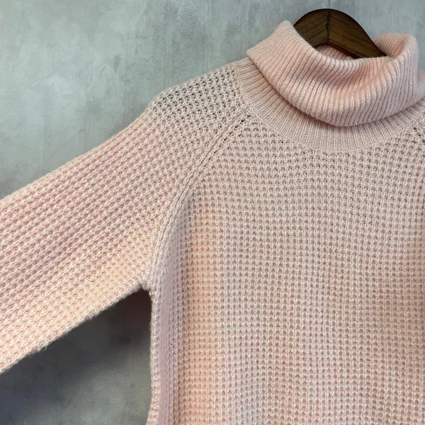 KUHL Women Sienna Waffle Knit Turtleneck Sweater Size‎ M Cozy Outdoor Hygge - Image 5