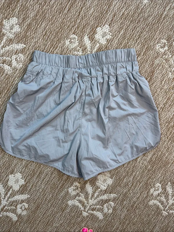 Yogalicious gray Women's Elastic Waist Shorts - Image 2