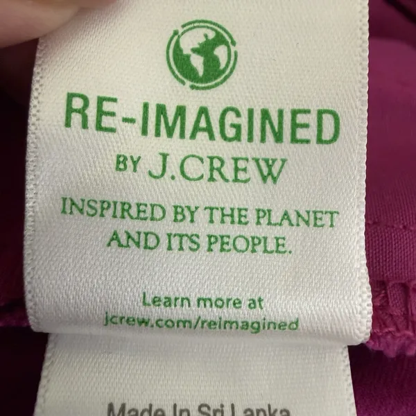 J.Crew‎ Kallie Pant Womens 8 Fuchsia Hot Pink Straight Ankle Career Stretch NWT - Image 14